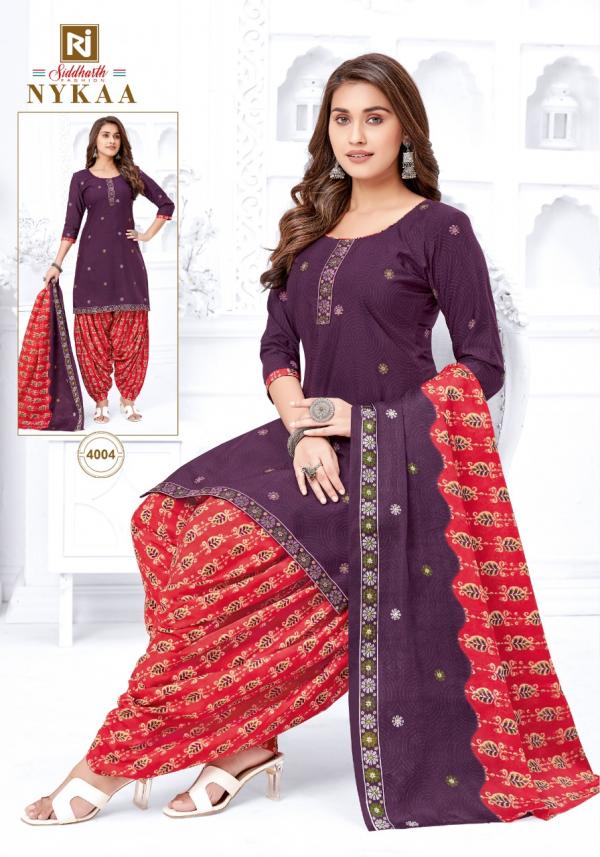 siddharth-nykaa-vol-4 Cotton Designer Exclusive Patiyala Dress Material